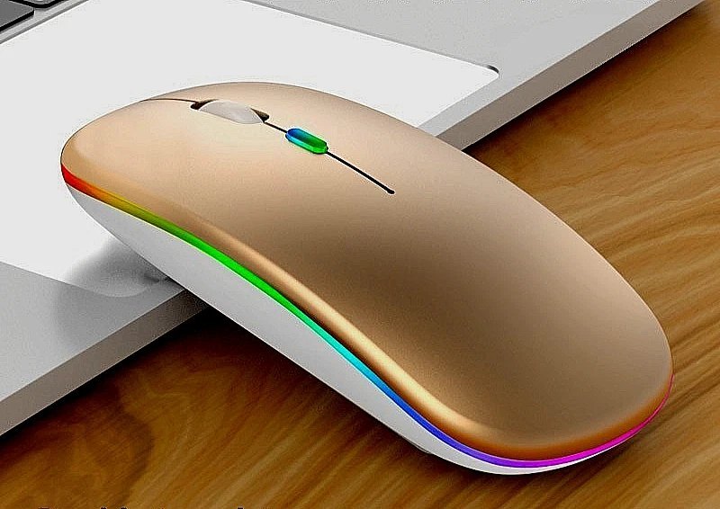 双模无线鼠标 蓝牙2.4G 可充电 RGB 静音
