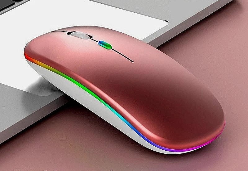 双模无线鼠标 蓝牙2.4G 可充电 RGB 静音